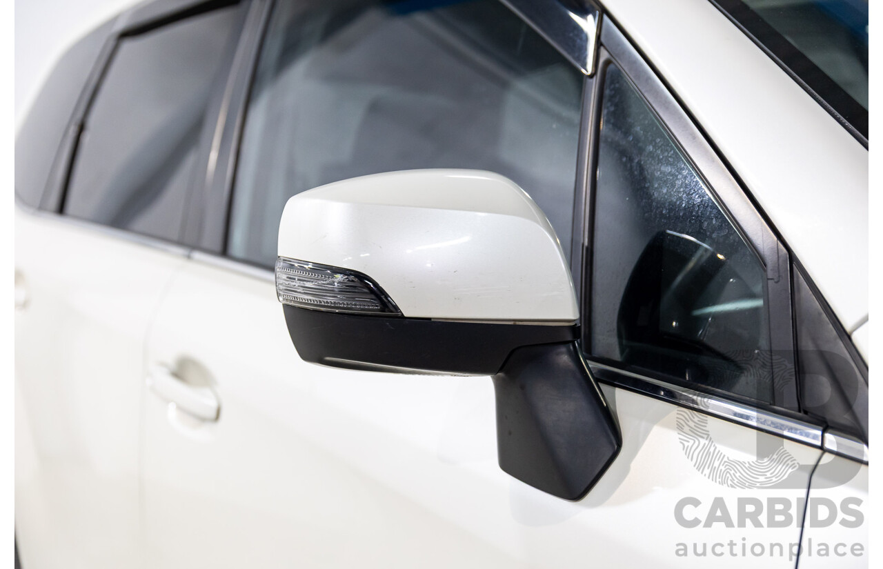 6/2013 Subaru Forester 2.0d-S MY13 4d Wagon White Turbo Diesel 2.0L
