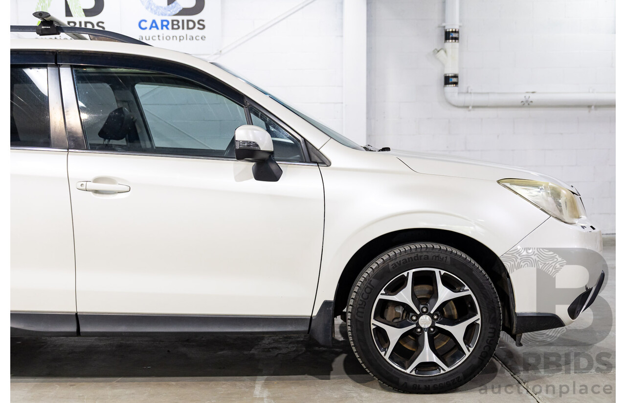 6/2013 Subaru Forester 2.0d-S MY13 4d Wagon White Turbo Diesel 2.0L