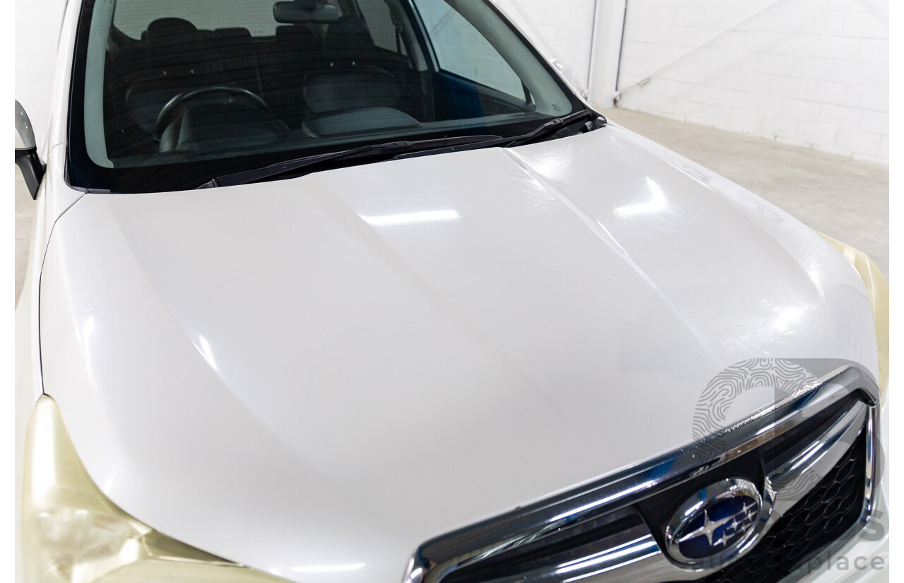 6/2013 Subaru Forester 2.0d-S MY13 4d Wagon White Turbo Diesel 2.0L