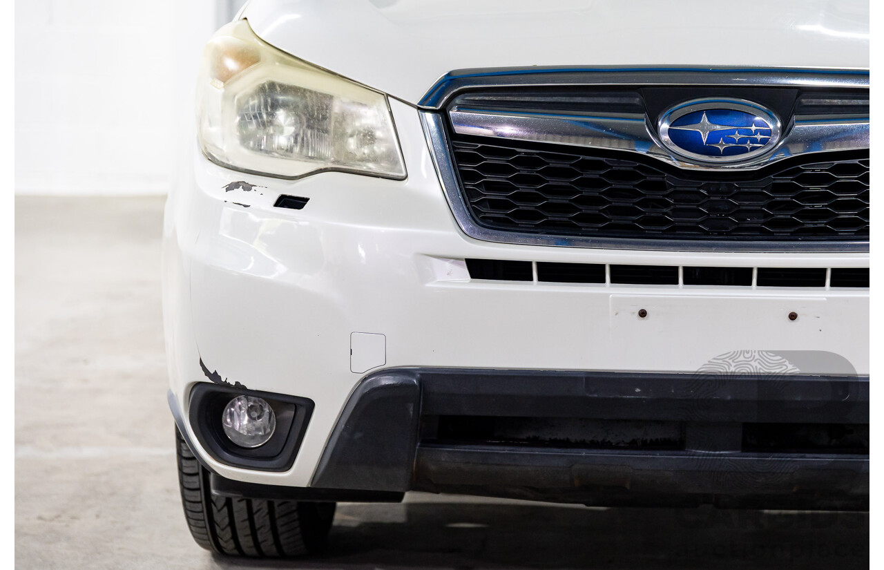 6/2013 Subaru Forester 2.0d-S MY13 4d Wagon White Turbo Diesel 2.0L