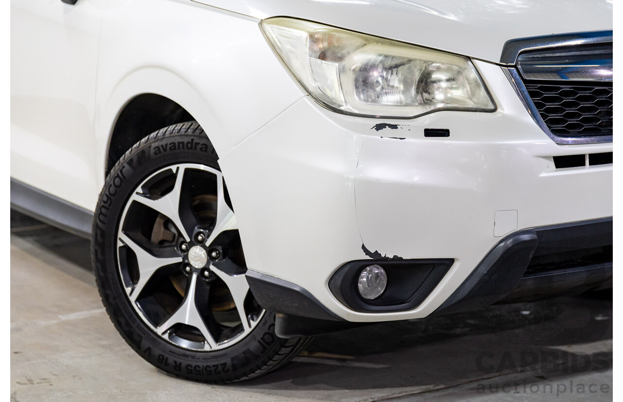 6/2013 Subaru Forester 2.0d-S MY13 4d Wagon White Turbo Diesel 2.0L