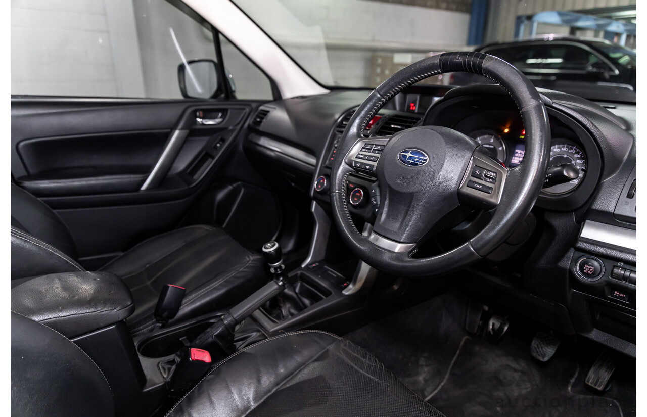 6/2013 Subaru Forester 2.0d-S MY13 4d Wagon White Turbo Diesel 2.0L