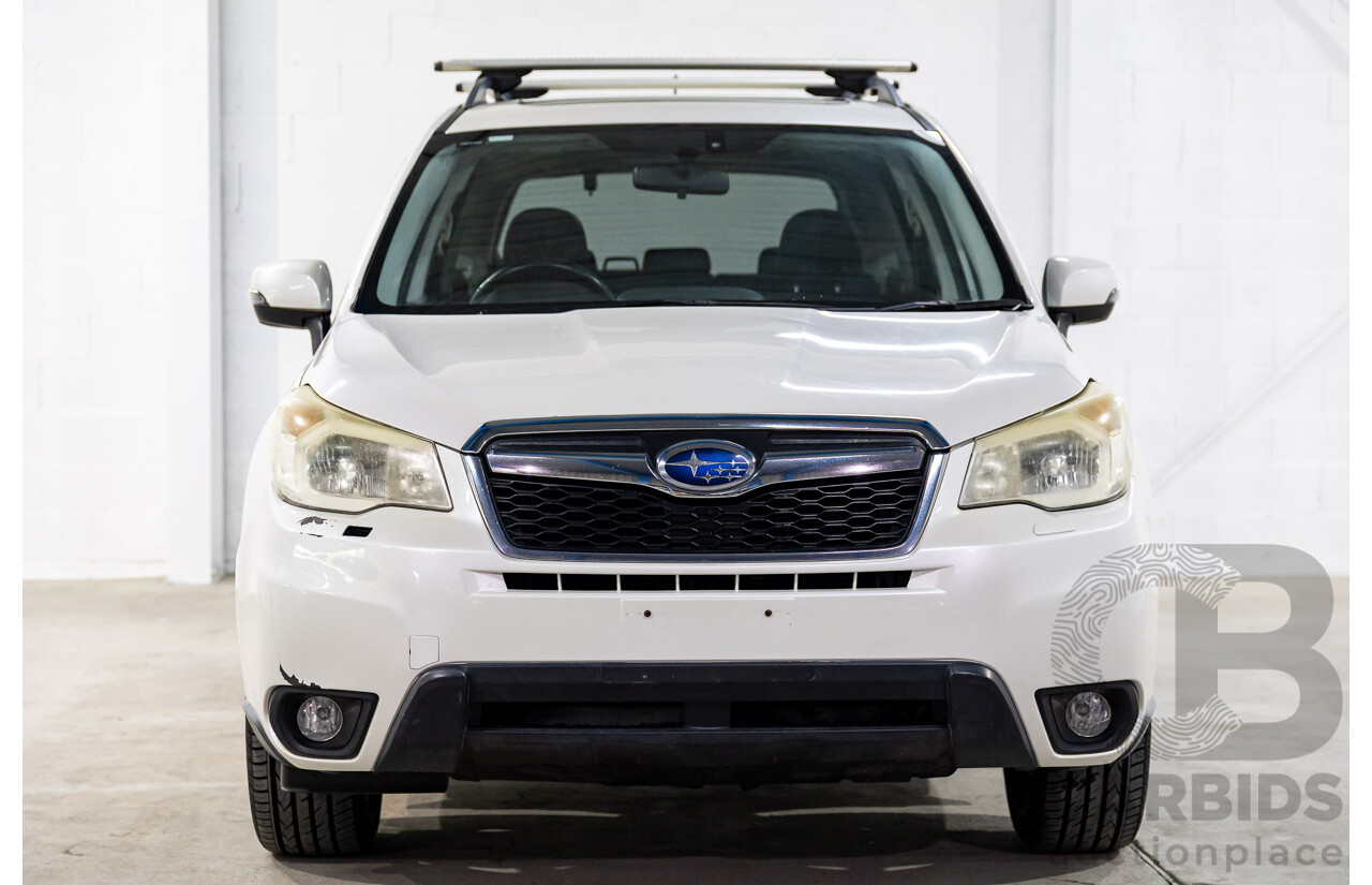 6/2013 Subaru Forester 2.0d-S MY13 4d Wagon White Turbo Diesel 2.0L