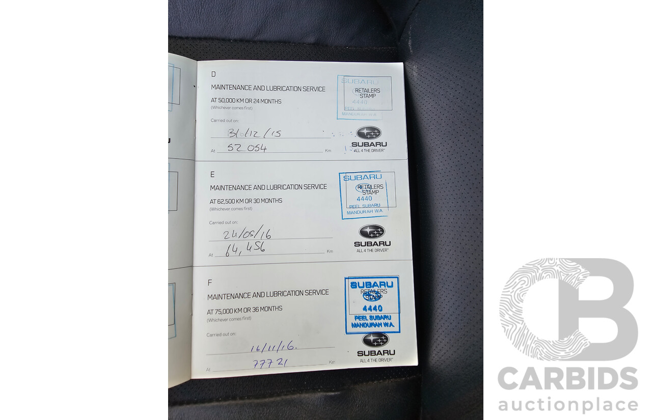 6/2013 Subaru Forester 2.0d-S MY13 4d Wagon White Turbo Diesel 2.0L