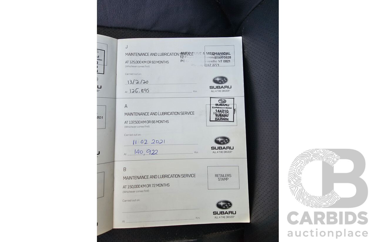 6/2013 Subaru Forester 2.0d-S MY13 4d Wagon White Turbo Diesel 2.0L