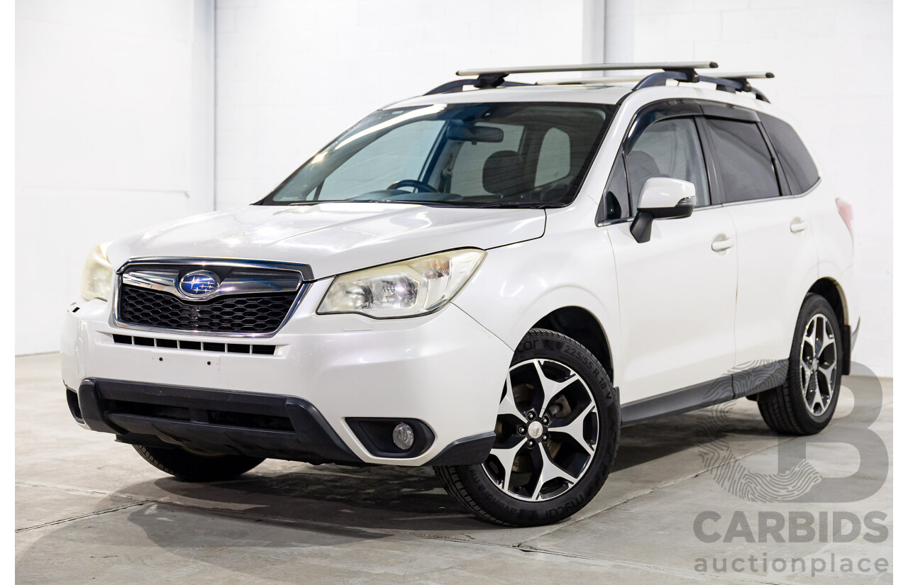 6/2013 Subaru Forester 2.0d-S MY13 4d Wagon White Turbo Diesel 2.0L
