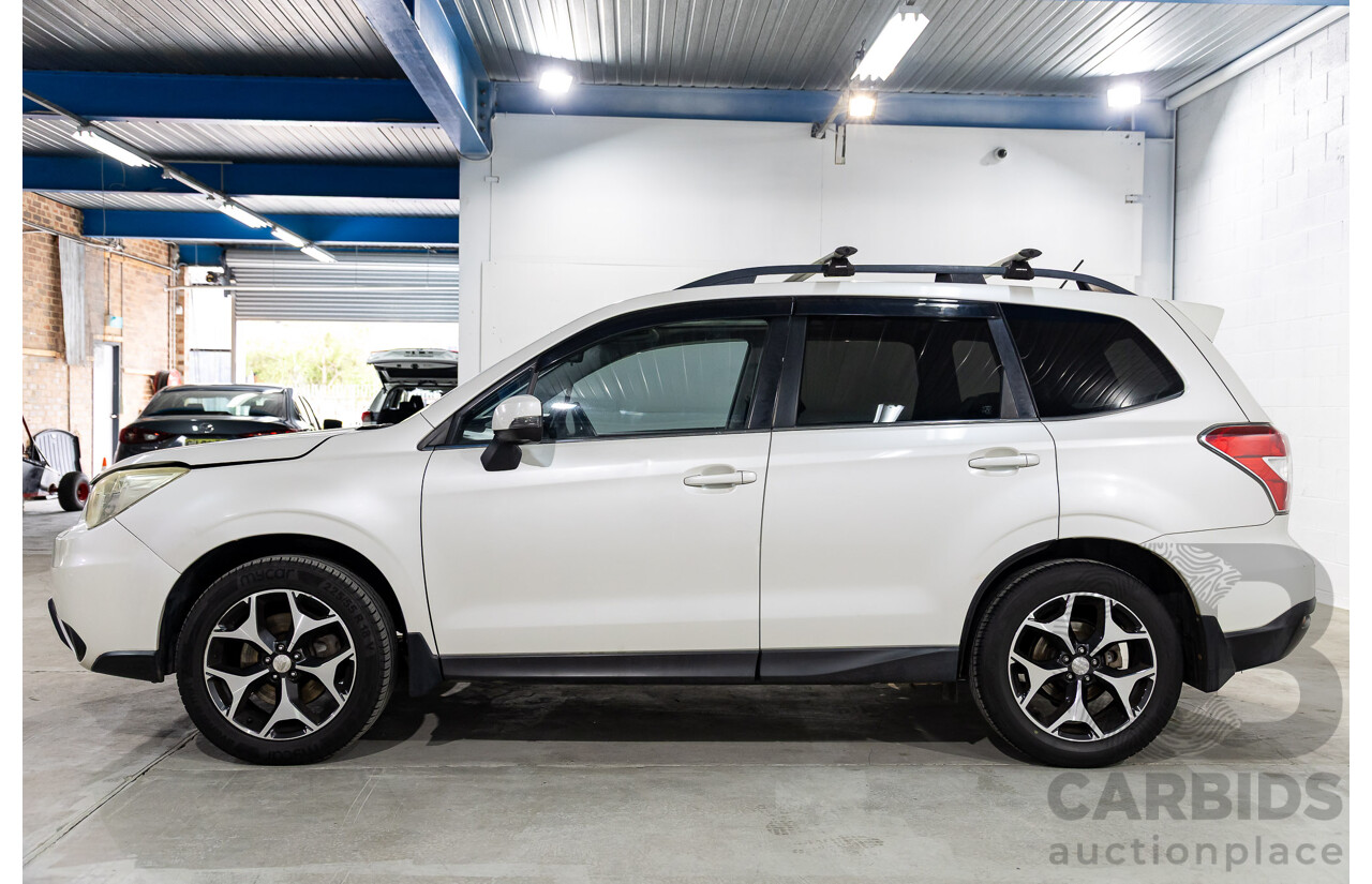 6/2013 Subaru Forester 2.0d-S MY13 4d Wagon White Turbo Diesel 2.0L