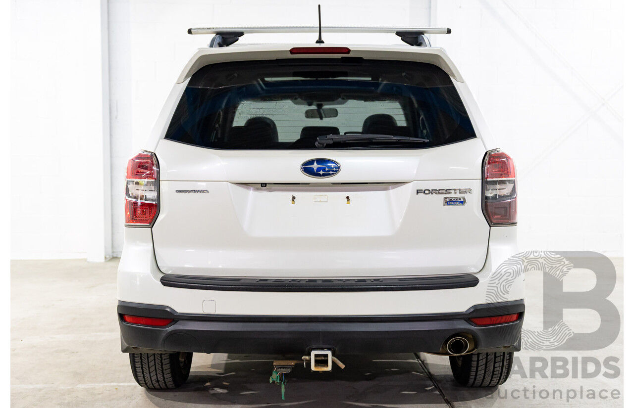 6/2013 Subaru Forester 2.0d-S MY13 4d Wagon White Turbo Diesel 2.0L