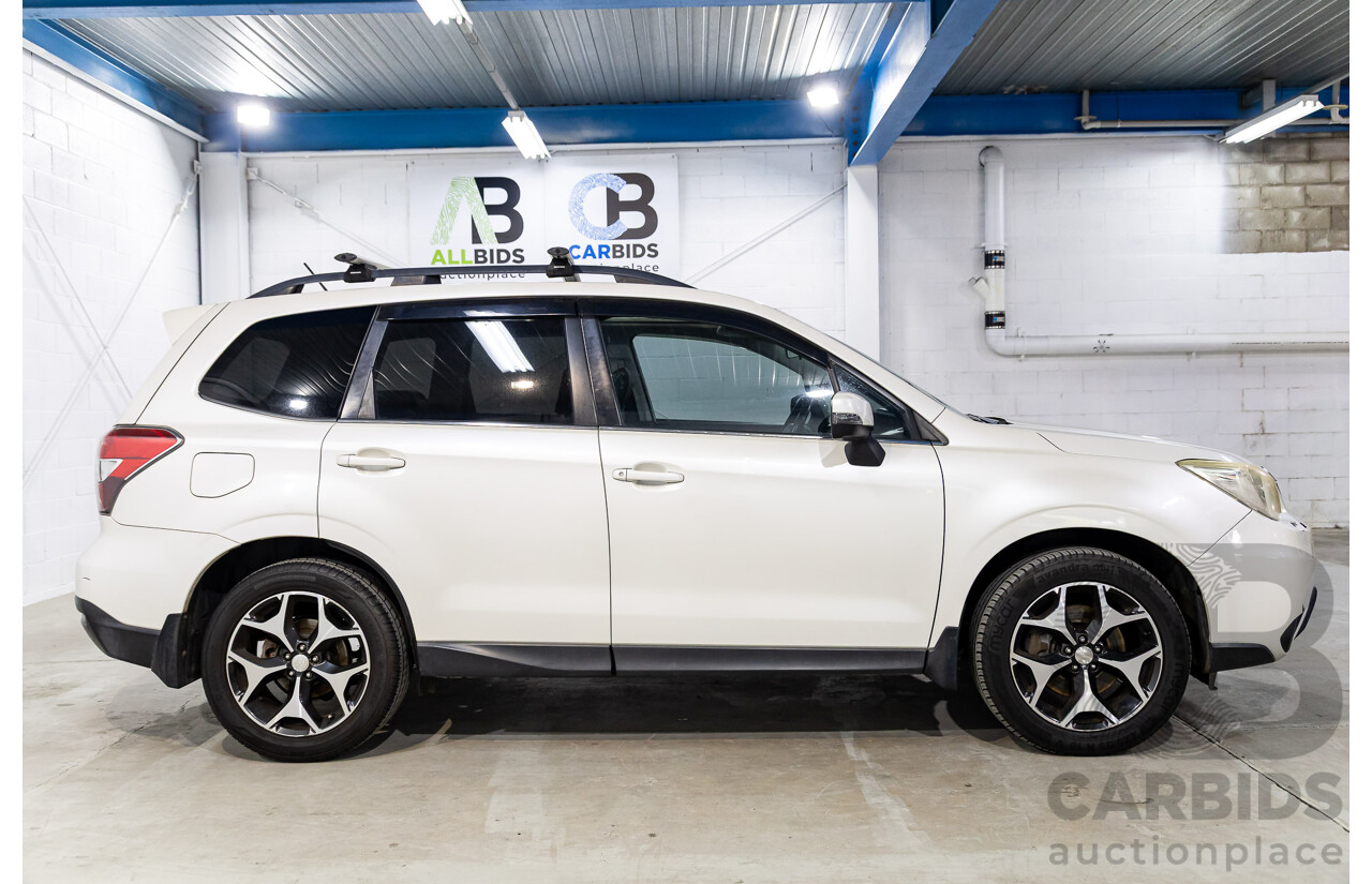6/2013 Subaru Forester 2.0d-S MY13 4d Wagon White Turbo Diesel 2.0L