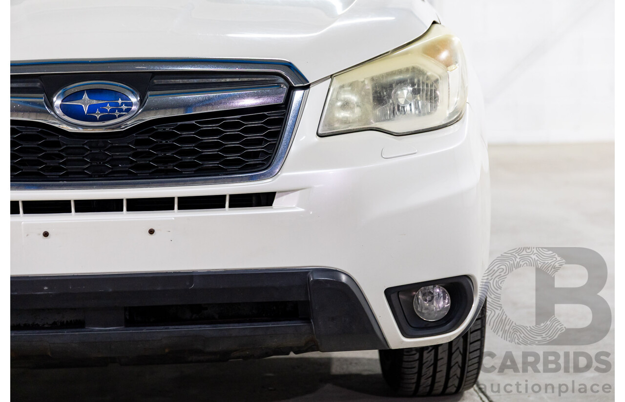 6/2013 Subaru Forester 2.0d-S MY13 4d Wagon White Turbo Diesel 2.0L