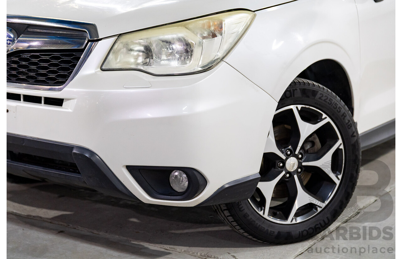 6/2013 Subaru Forester 2.0d-S MY13 4d Wagon White Turbo Diesel 2.0L