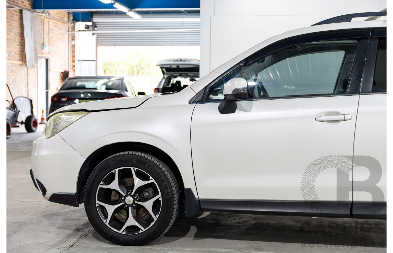 6/2013 Subaru Forester 2.0d-S MY13 4d Wagon White Turbo Diesel 2.0L