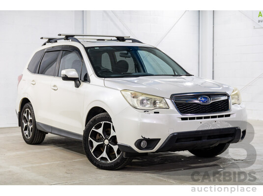 6/2013 Subaru Forester 2.0d-S MY13 4d Wagon White Turbo Diesel 2.0L