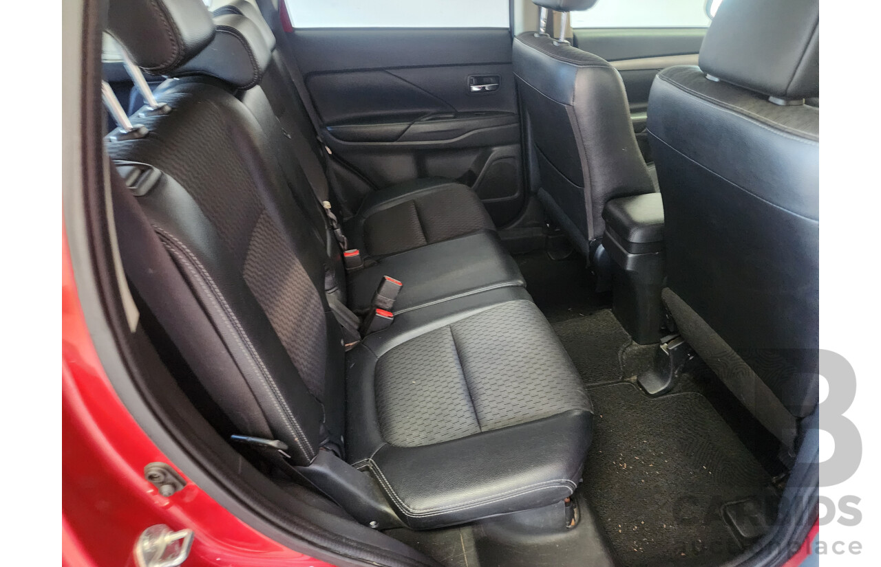 2/2015 Mitsubishi Outlander LS (4x4) ZJ MY14.5 4d Wagon Red 2.3L