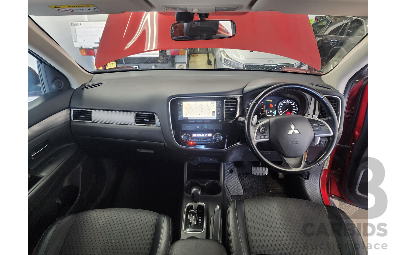 2/2015 Mitsubishi Outlander LS (4x4) ZJ MY14.5 4d Wagon Red 2.3L