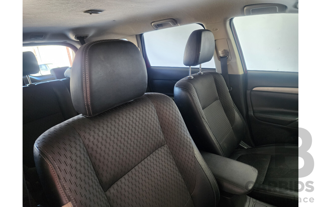 2/2015 Mitsubishi Outlander LS (4x4) ZJ MY14.5 4d Wagon Red 2.3L