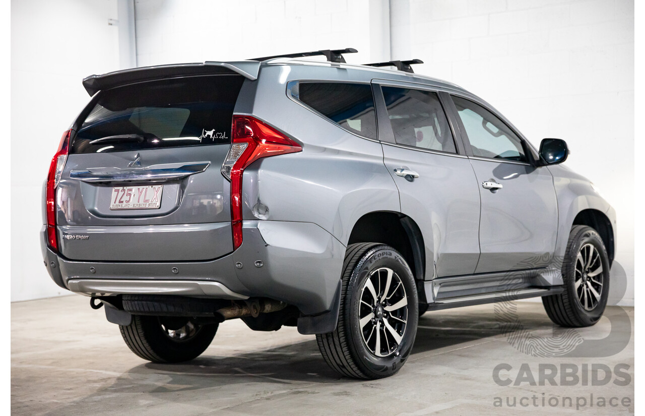 07/2018 Mitsubishi Pajero Sport Exceed (4x4) MY18 4d Wagon Titanium Metallic Turbo Diesel 2.4L - 7 Seater