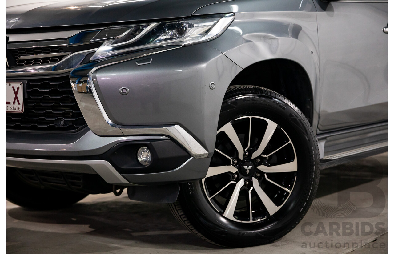 07/2018 Mitsubishi Pajero Sport Exceed (4x4) MY18 4d Wagon Titanium Metallic Turbo Diesel 2.4L - 7 Seater