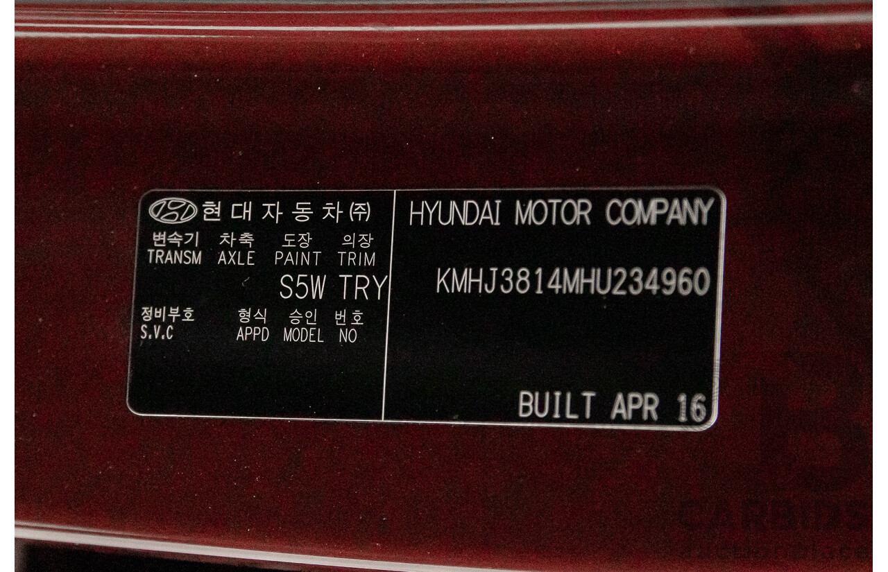 05/2016 Hyundai Tucson Active X (FWD) TL 4d Wagon Ruby WIne Metallic 2.0L