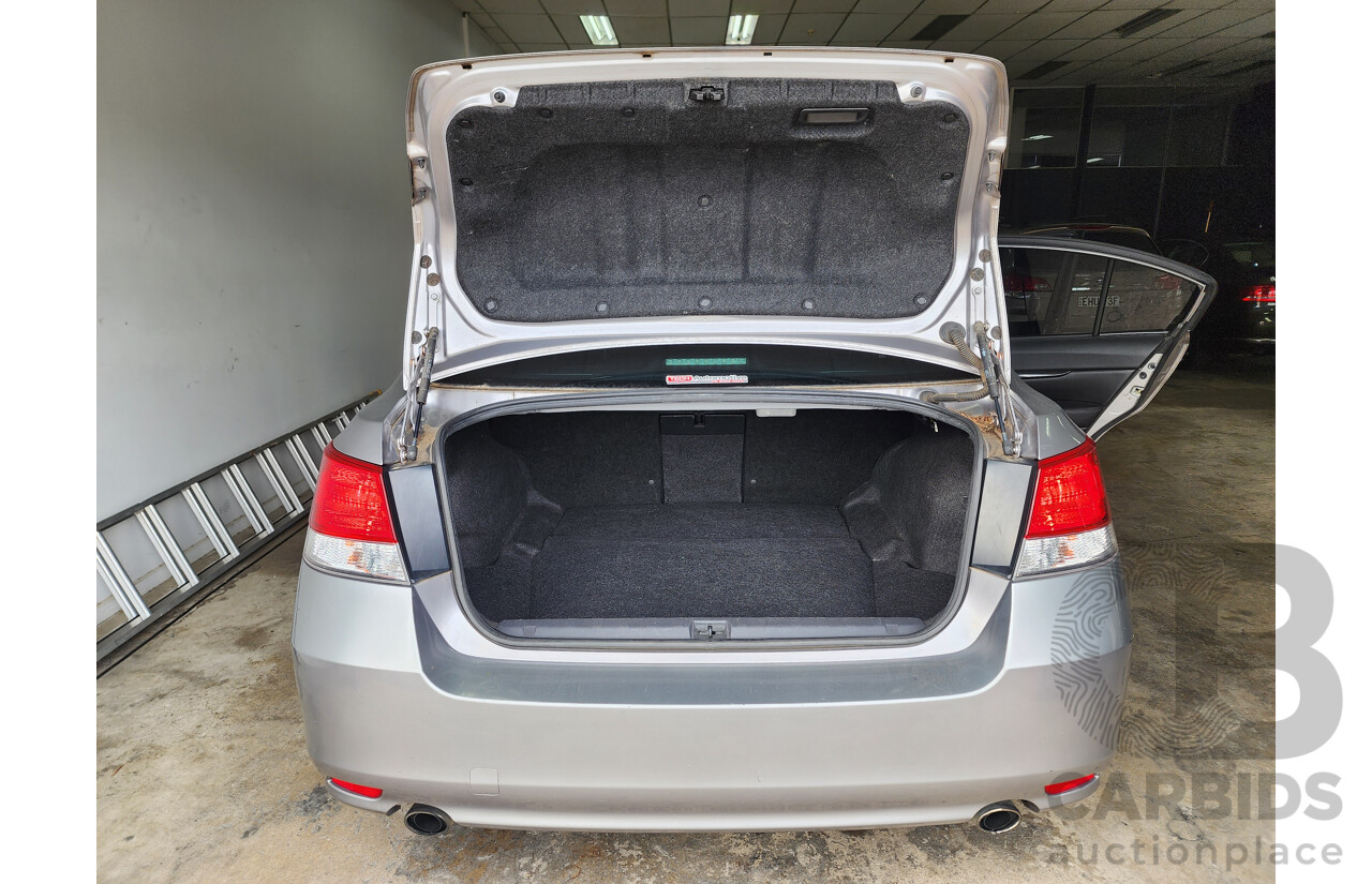 7/2010 Subaru Liberty 2.5i GT Premium MY10 4d Sedan Silver 2.5L