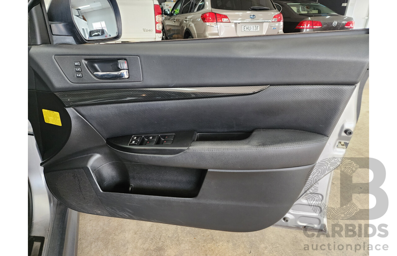 7/2010 Subaru Liberty 2.5i GT Premium MY10 4d Sedan Silver 2.5L