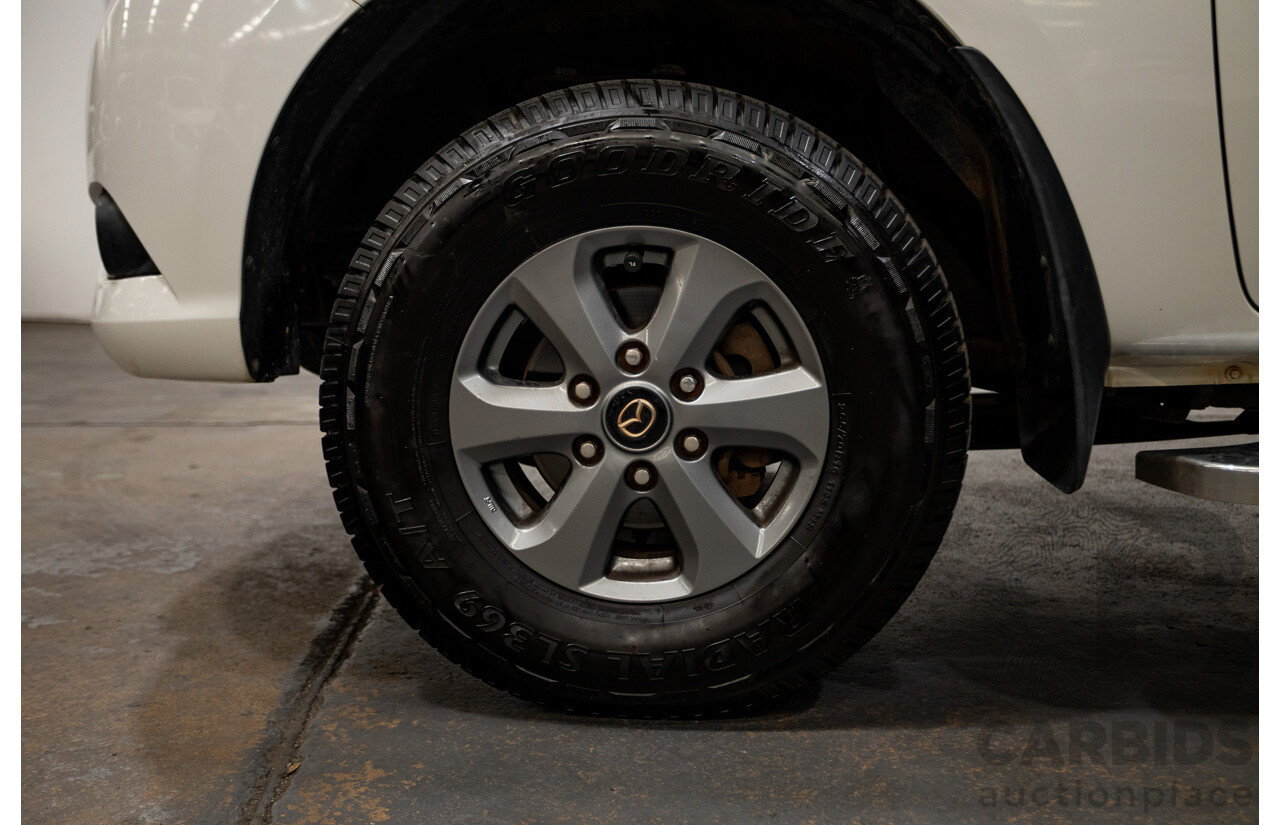 08/2017 Mazda BT-50 XT (4x4) MY17 UPDATE Freestyle C/Chas White Turbo Diesel 3.2L