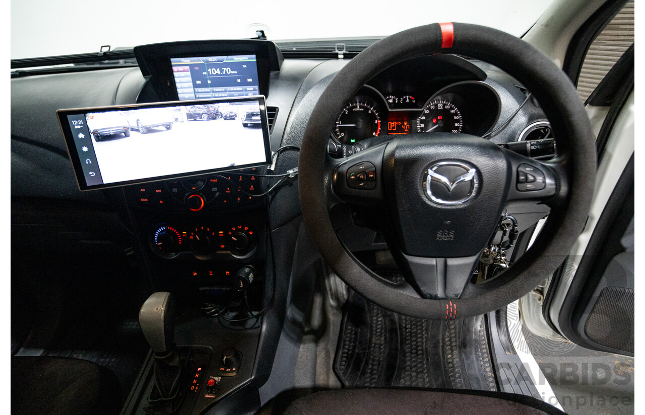 08/2017 Mazda BT-50 XT (4x4) MY17 UPDATE Freestyle C/Chas White Turbo Diesel 3.2L