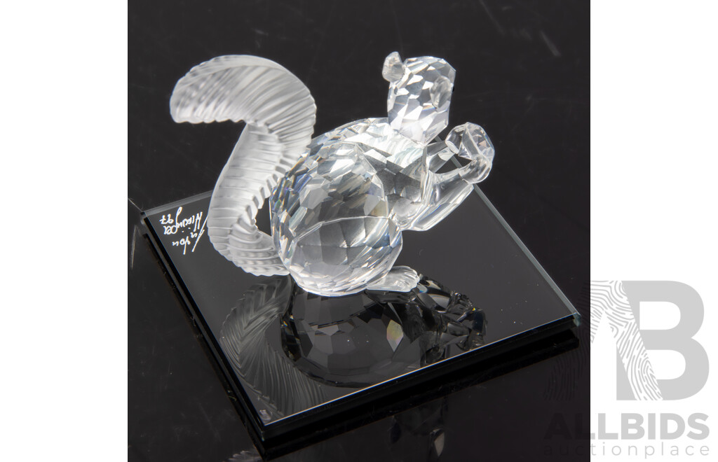 Swarovski Austrian Crystal 10th Anniversary Edition, The Squirrel, in Original Box and Packaging