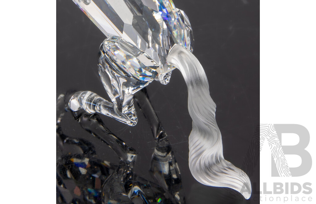 Swarovski Crystal Annual Edition 1998 Fabulous Creatures, Pegasus, in Original Box and Packaging