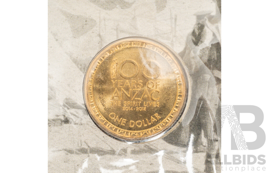 Three Australian War PNCs Including 2000for Valour, 2014/2015 Centenary of WW1