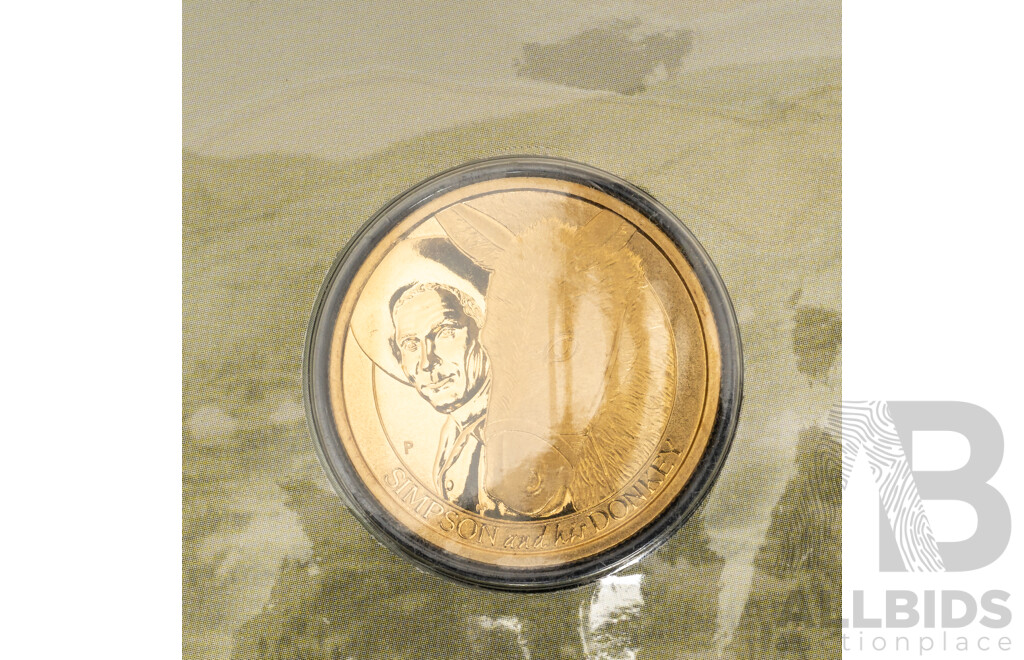 Three Australian War PNCs Including 2000for Valour, 2014/2015 Centenary of WW1