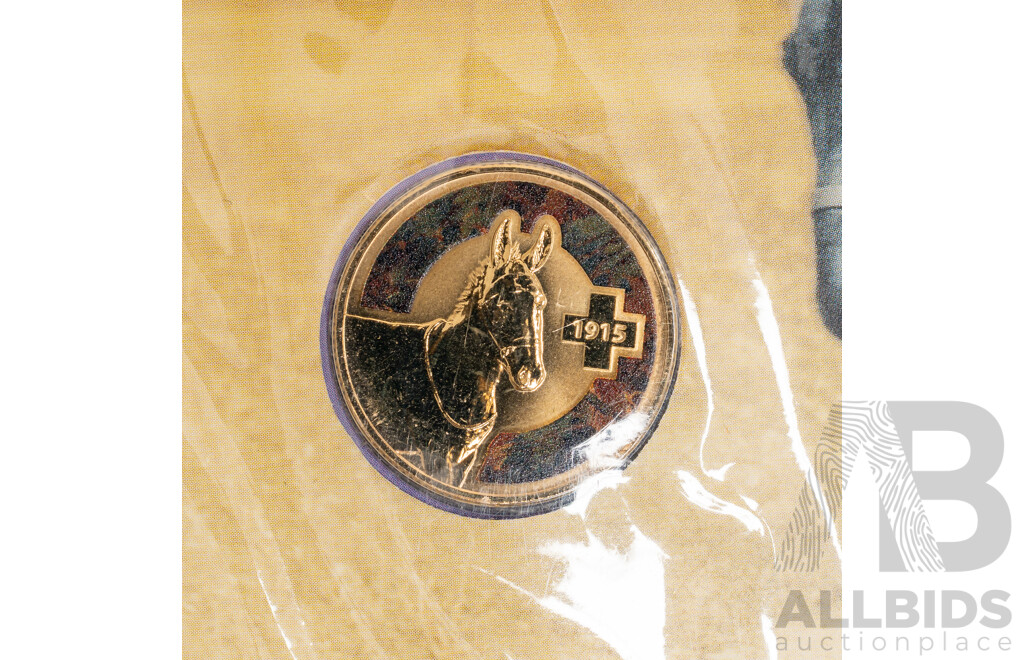 Four Australian War Themed PNCs Including 2014sydney /Emden Engagement, 2015 Animals in War, 2010lost Soldiers of Fromelles, 2011 Royal Australian Navy