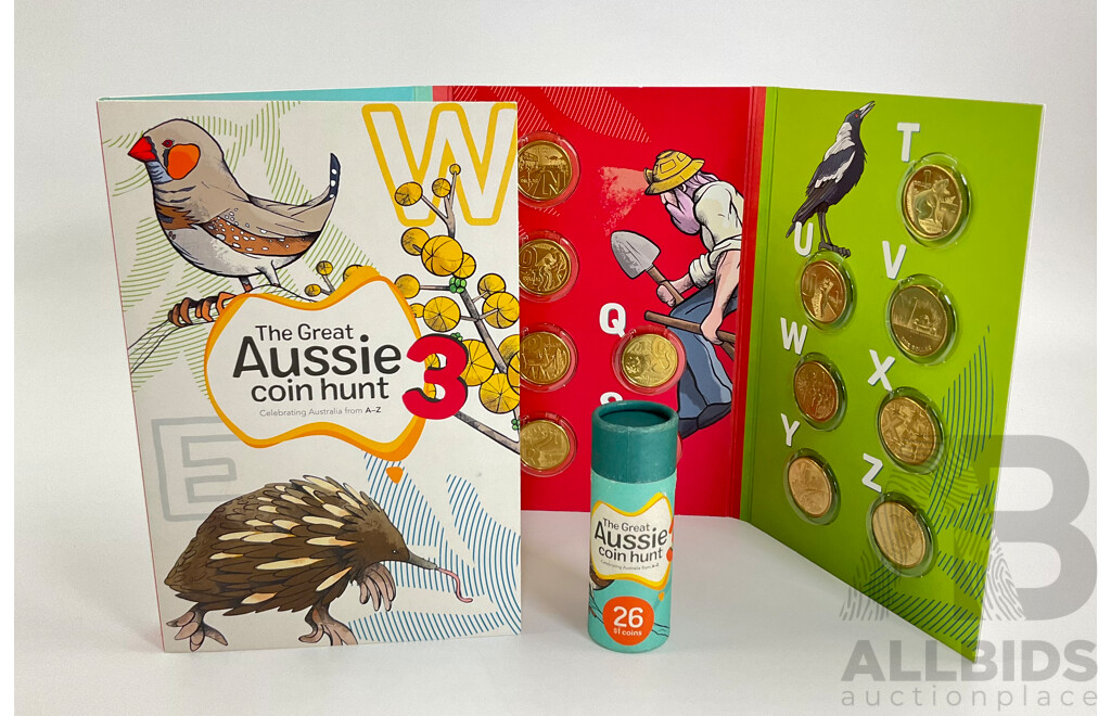 Australian RAM Great Aussie Coin Hunt 3 Complete Coin Folder