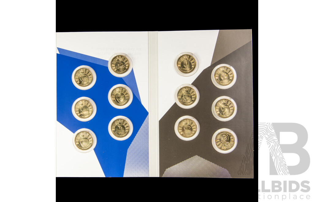 Australian RAM 2024 AFL Twenty UNC One Dollar Coin Set
