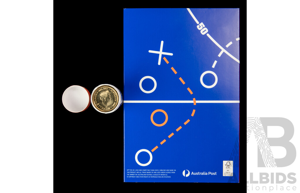 Australian 2023 AFL One Dollar Coin Collection and Folder