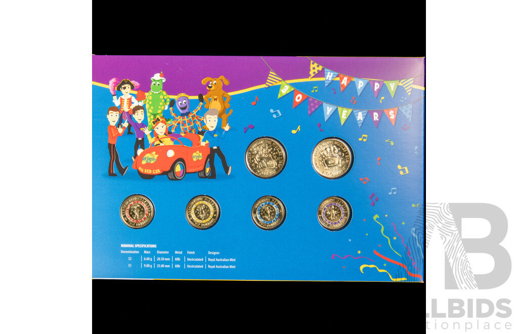 Australian 2011 Royal Wedding PNC and 2021 Wiggles Six Coin Set