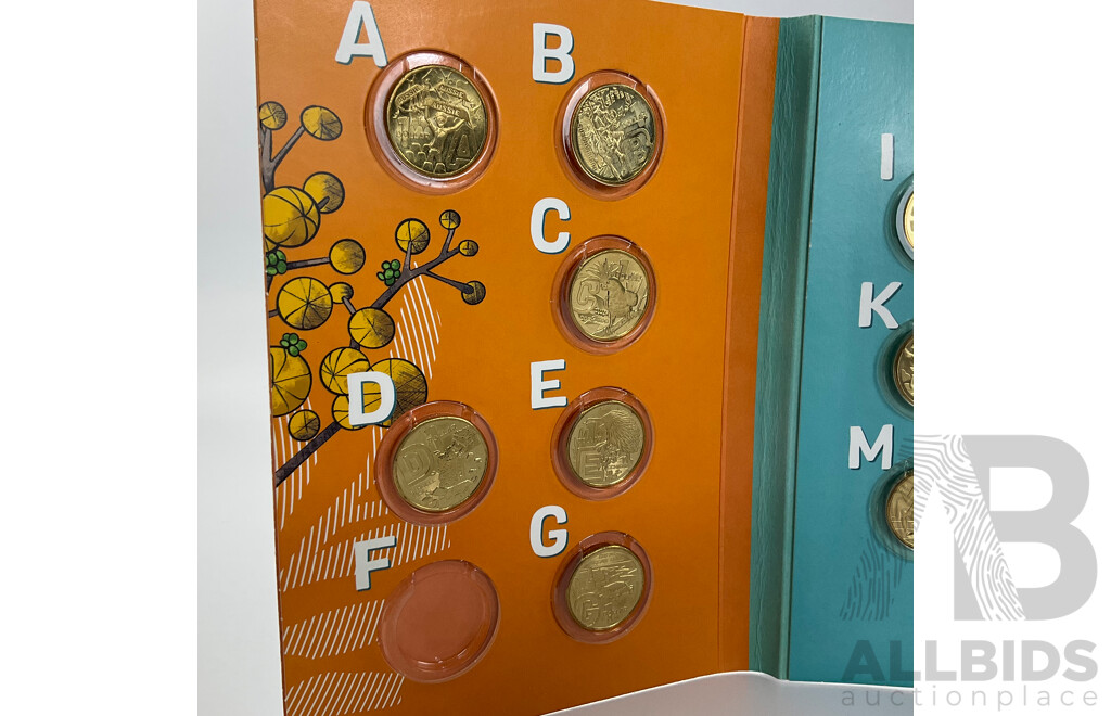 Australian 2022 Great Aussie Coin Hunt Set, Lacking F
