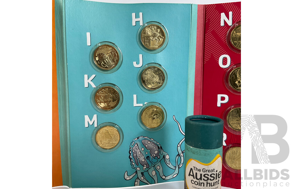 Australian 2022 Great Aussie Coin Hunt Set, Lacking F