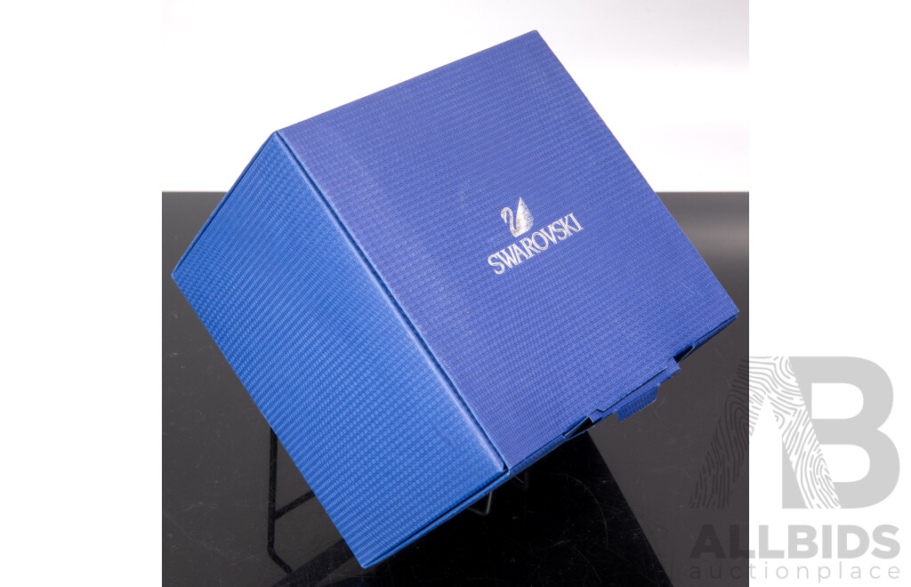 Swarovski Austrian Crystal Buddha Figure in Original Box and Packaging