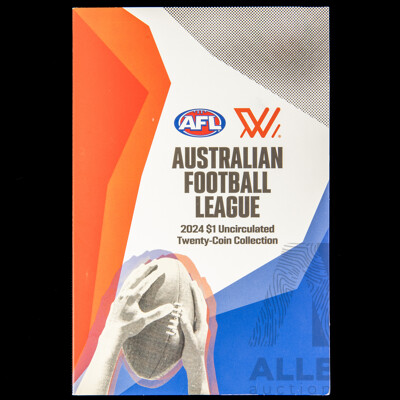 Australian RAM 2024 AFL Twenty UNC One Dollar Coin Set