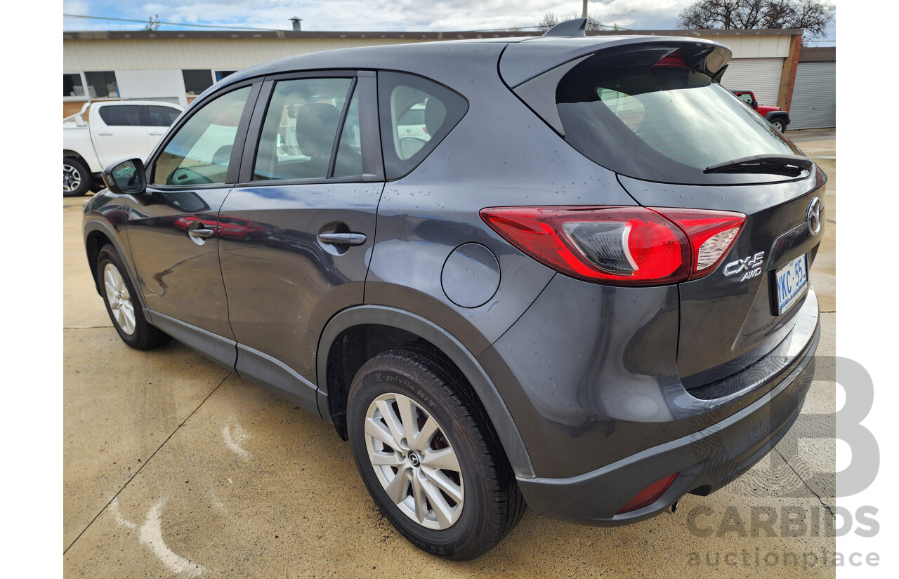 7/2014 Mazda Cx-5 MAXX Sport (4x4) MY13 UPGRADE 4d Wagon Grey 2.2L