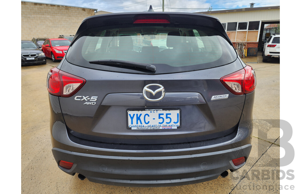 7/2014 Mazda Cx-5 MAXX Sport (4x4) MY13 UPGRADE 4d Wagon Grey 2.2L