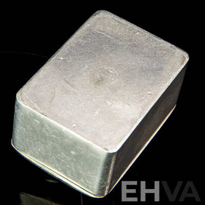 Seagull Pugwash Canada Fine Pewter Trinket Box with Cat with FW Cultured Pearl Necklace & Brooch
