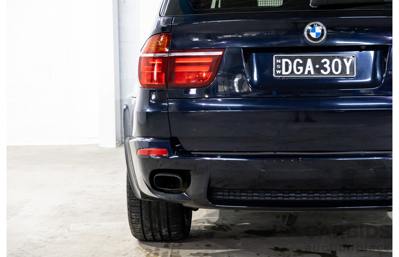 2/2013 BMW X5 Xdrive 30d M Sport E70 MY12 UPGRADE 4d Wagon Carbon Black Metallic Turbo Diesel 3.0L