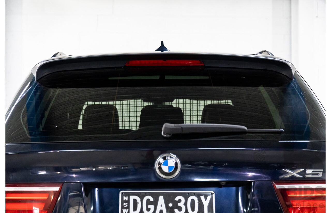 2/2013 BMW X5 Xdrive 30d M Sport E70 MY12 UPGRADE 4d Wagon Carbon Black Metallic Turbo Diesel 3.0L