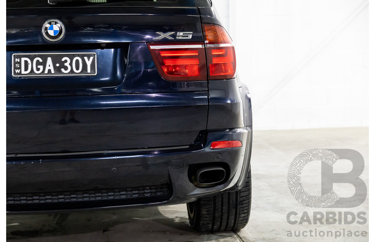 2/2013 BMW X5 Xdrive 30d M Sport E70 MY12 UPGRADE 4d Wagon Carbon Black Metallic Turbo Diesel 3.0L