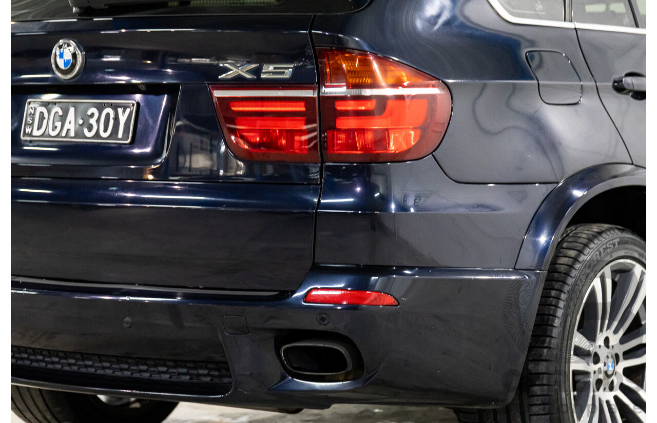 2/2013 BMW X5 Xdrive 30d M Sport E70 MY12 UPGRADE 4d Wagon Carbon Black Metallic Turbo Diesel 3.0L