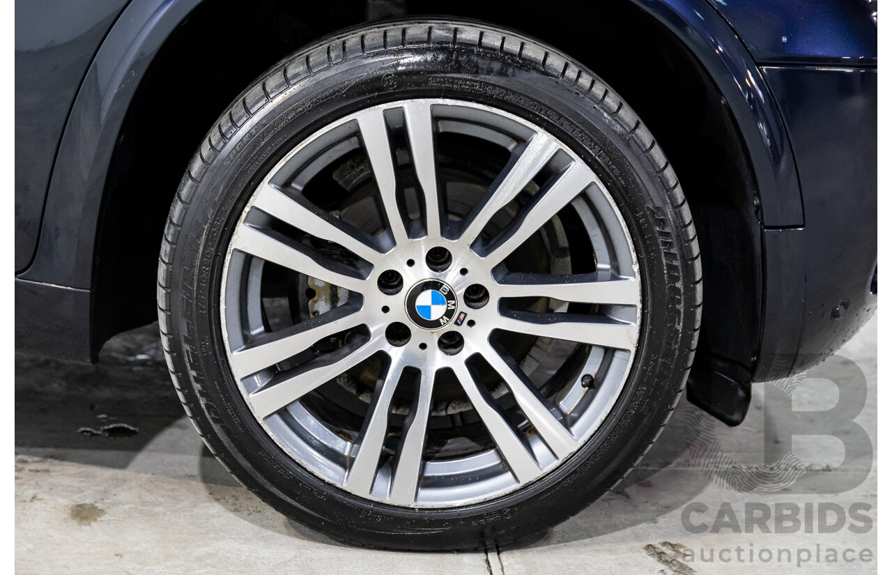 2/2013 BMW X5 Xdrive 30d M Sport E70 MY12 UPGRADE 4d Wagon Carbon Black Metallic Turbo Diesel 3.0L