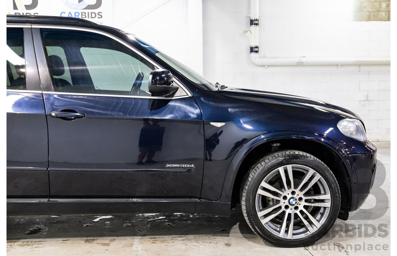 2/2013 BMW X5 Xdrive 30d M Sport E70 MY12 UPGRADE 4d Wagon Carbon Black Metallic Turbo Diesel 3.0L