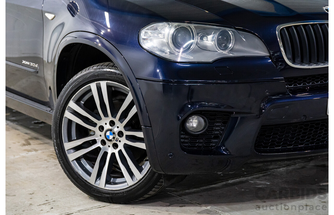 2/2013 BMW X5 Xdrive 30d M Sport E70 MY12 UPGRADE 4d Wagon Carbon Black Metallic Turbo Diesel 3.0L